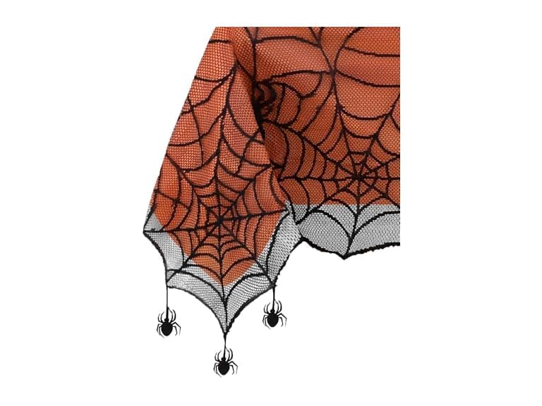 Elrene Home Fashions Crawling Spider Halloween Tablecloth - Image 1