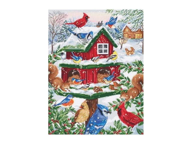 Luca-S Cross Stitch Kit Blissful Bird - Image 1