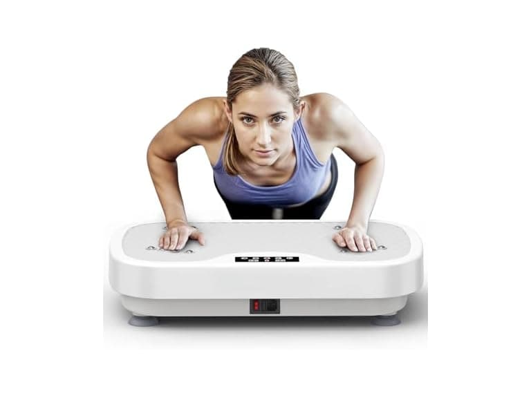 yoyomax Vibration Plate Exercise Machine, Grey - Image 1