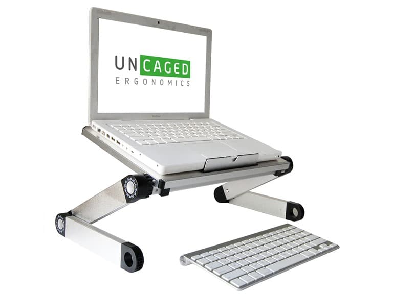 WorkEZ Light Laptop Stand Lap Desk Black - Image 1
