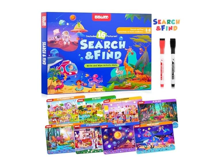 Search and Find Activity Books for Kids Ages 3-5 - Image 1