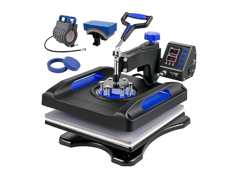 Heat Press, 12 x 15 inches 800W, 5-in-1 Combo - Image 1