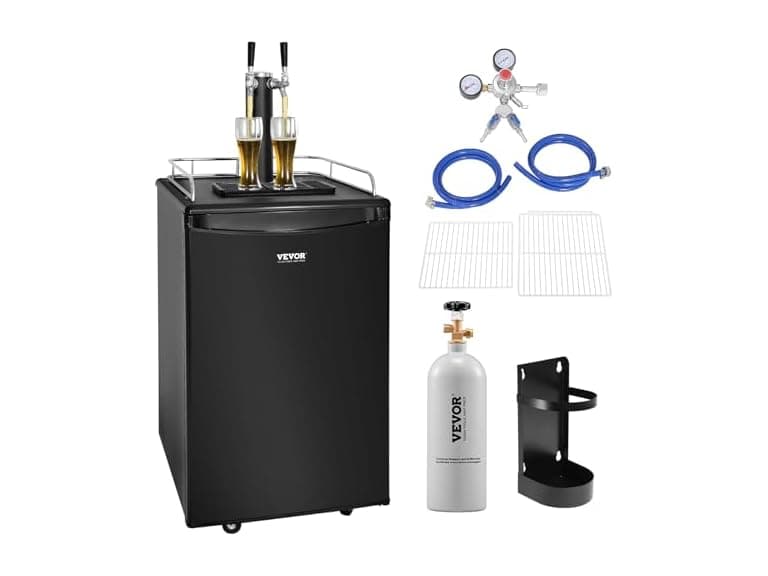 VEVOR Beer Kegerator, Dual Tap Draft - Image 1