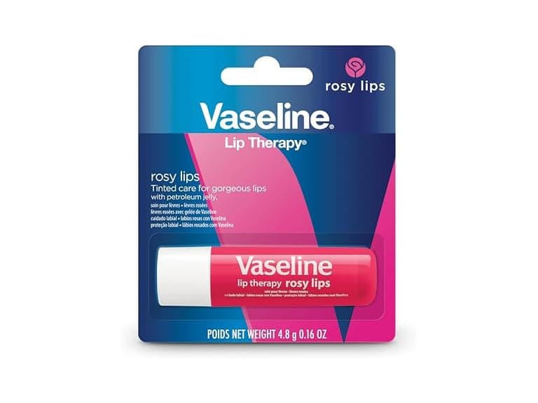 Vaseline Lip Therapy Rosy Balm 0.16oz - Image 1