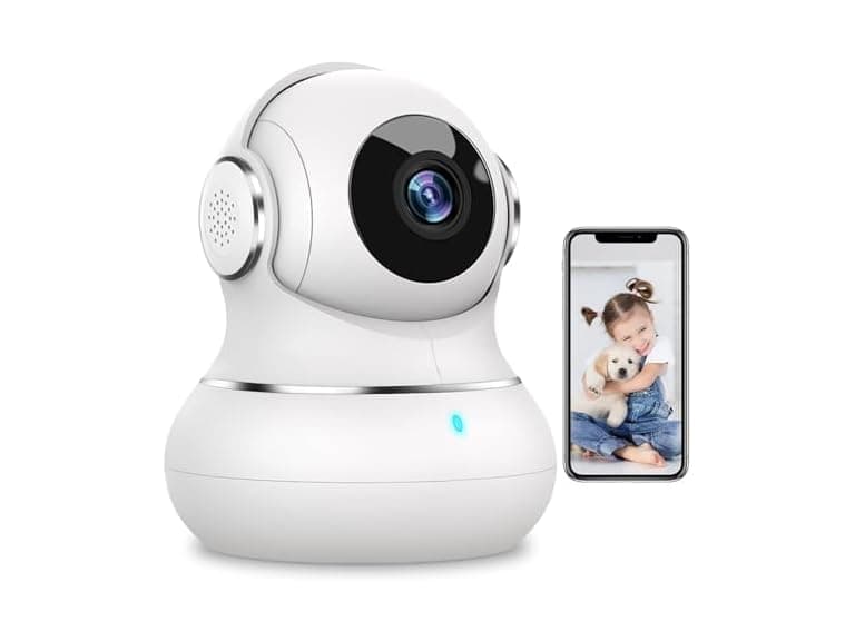Litokam LF-P1t Indoor Pet/Baby Camera 1PK White - Image 1