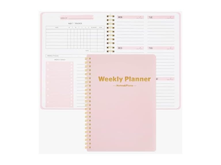 MSTONAL Undated Weekly Planner, 52 Sheets Weekly Notebook - Image 1