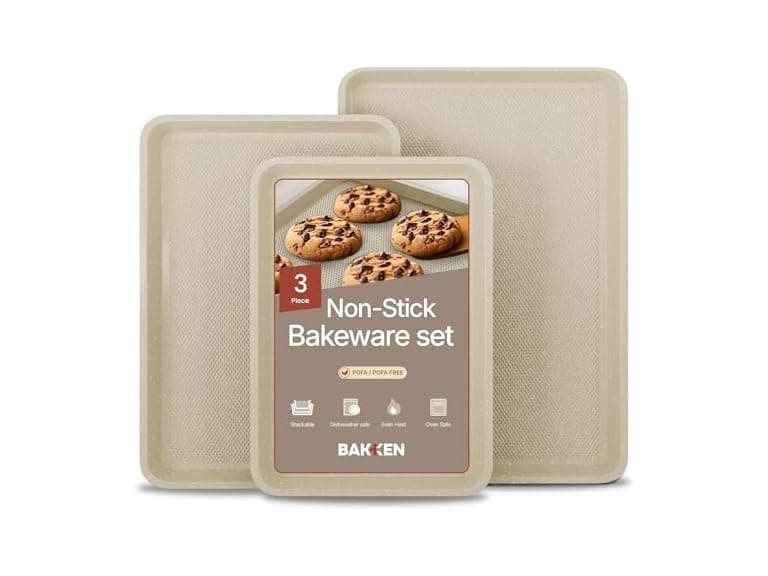 BAKKEN Nonstick Baking Pan 3Pk - Image 1