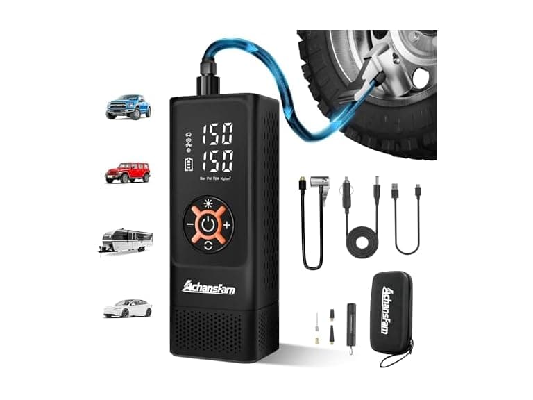 Achansfam Tire Inflator 7800mAh Compact - Image 1
