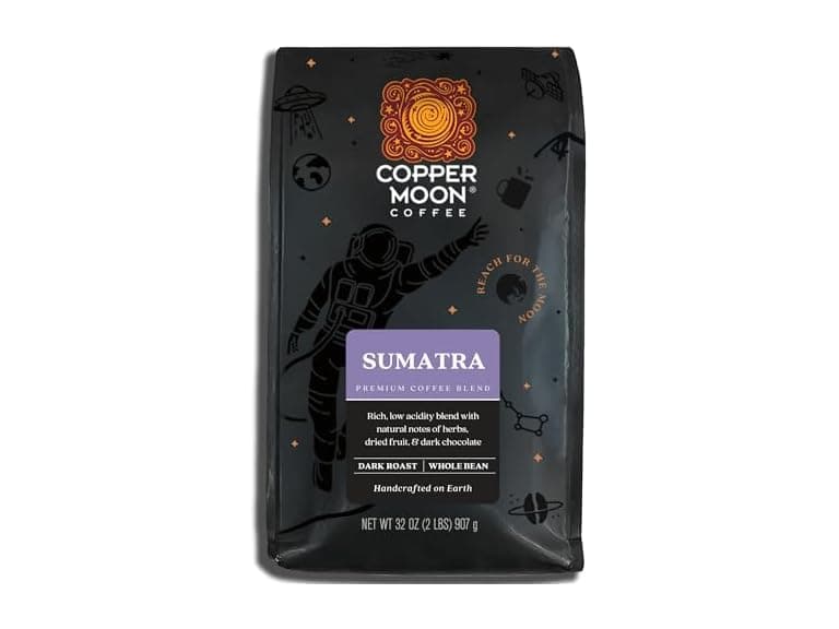 Copper Moon Dark Roast Whole Bean Coffee - Image 1