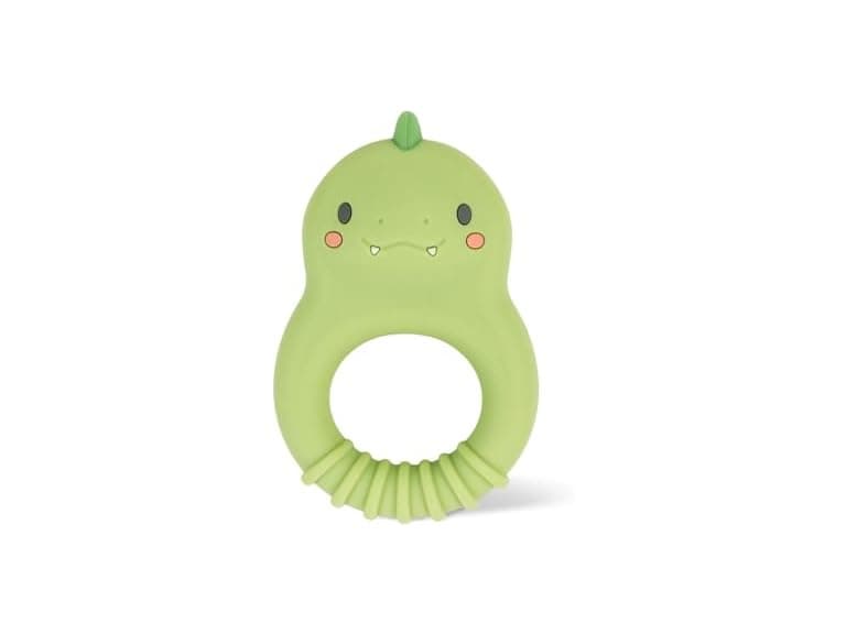Tiger Tribe Dino Silicone Teether - Image 1