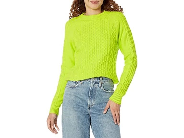 Amazon Essentials Women Stitch Cable Sweater - Image 1
