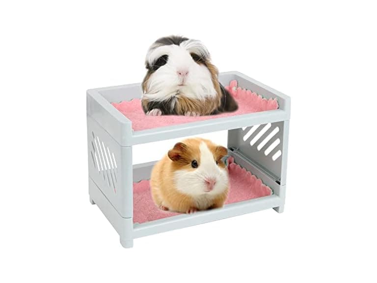 PODOO Guinea Pig Bunk Bed with 2 Mats - Image 1