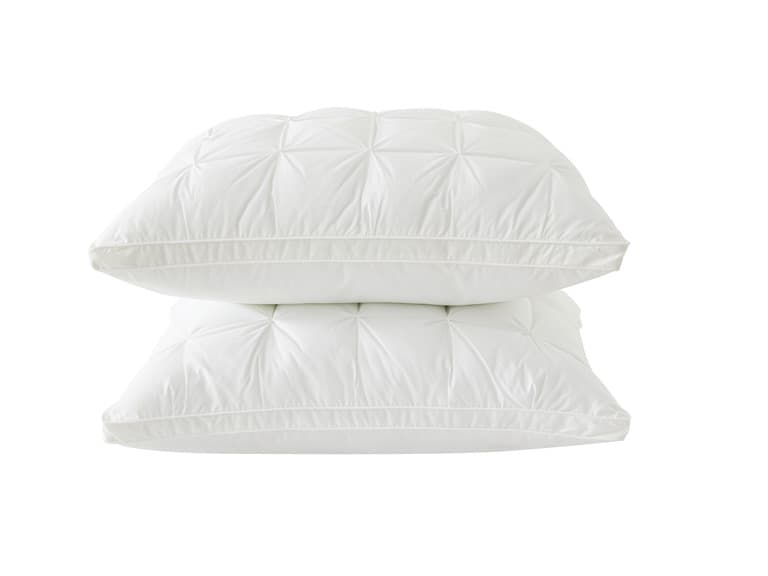 Gusseted Down Alternative Cotton Pillow, 2 Pack - Image 1
