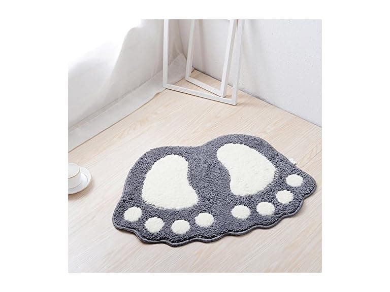 JIAN YA NA Non Slip Bath Toilet Mat Cute Big - Image 1