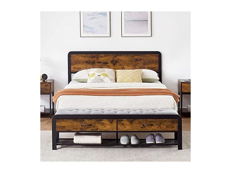 IDEALHOUSE Full Platform Bed w/ Storage - Image 1
