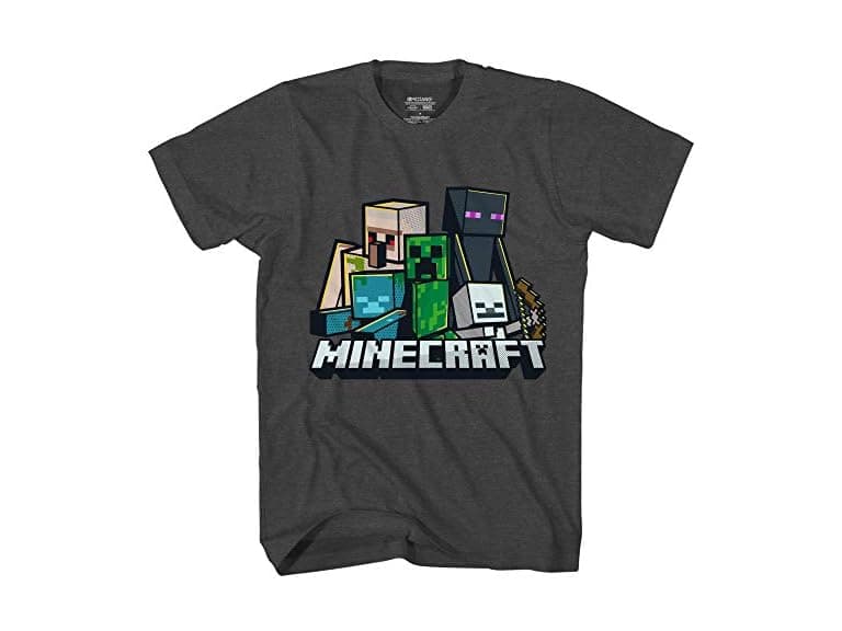 Minecraft Boys (M) Naughty Mobs T-Shirt - Image 1