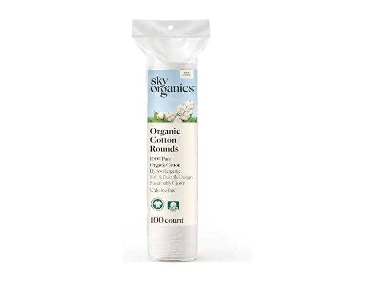 Sky Organics Organic Cotton Rounds 100ct - Image 1