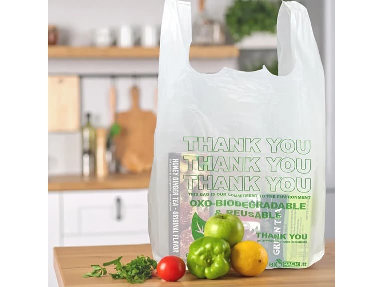 Eco-Friendly Oxo-Biodegradable Carry Bag - Image 1