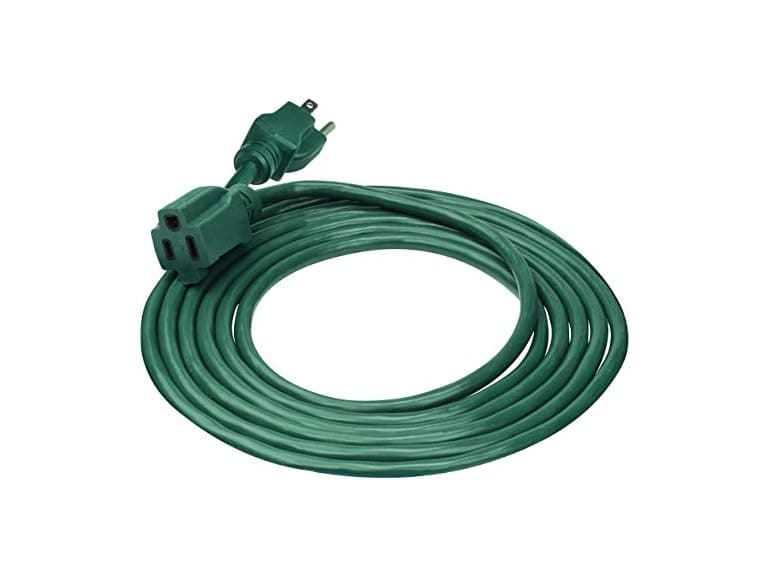 Clear Power 9FT Outdoor Extension Cord 16/3 SJTW - Image 1