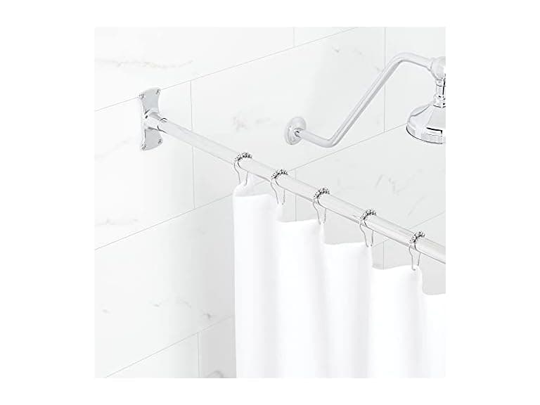 Signature Hardware 466740 60" Straight Brass Shower Rod - Image 1