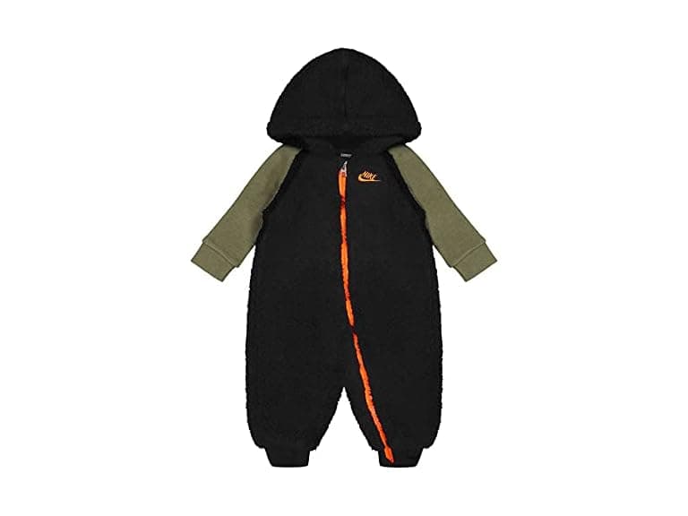 Nike (6 MOS) Baby`s Faux Sherpa Hooded Coverall - Image 1