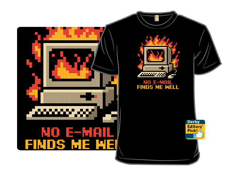 Pixel Email Fire Computer - Image 1