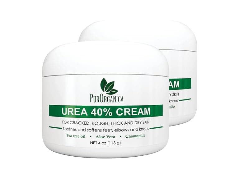 PurOrganica Urea 40% Foot Cream 2pk - Image 1