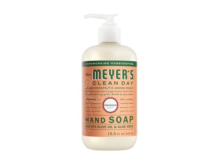 MRS MEYERS CLEAN DAY Hand Soap Geranium 12.5oz - Image 1