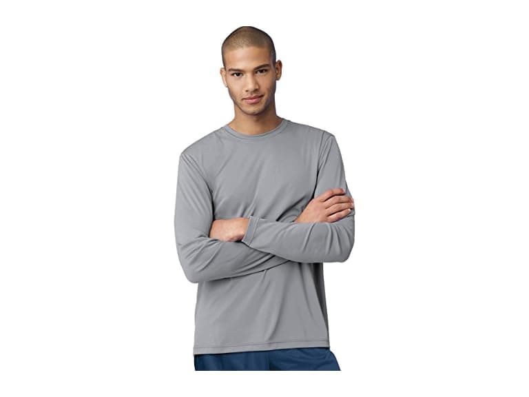 Hanes Men (Small-X-Large) T-Shirt Graphite - Image 1