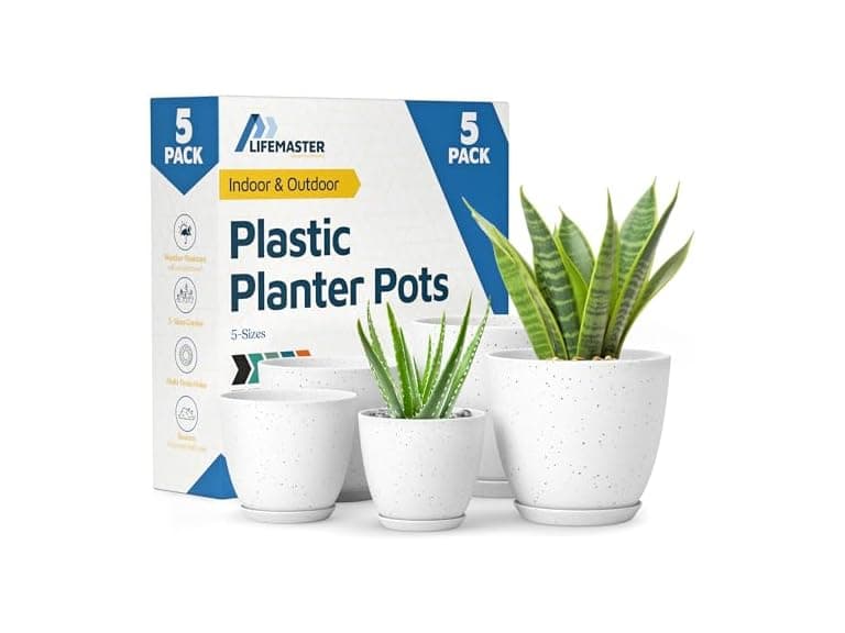 Lifemaster Plant Pots 5 Pack - Image 1