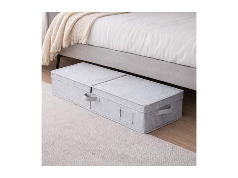 Under Bed Storage Bag with Zipper Closure & Flip-Top Lid 1-Pack - Image 1