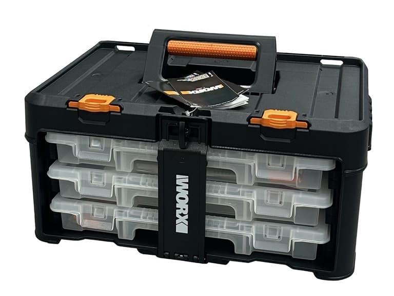 Worx Stack N' Roll 3-Drawer Storage Organizer-2PK - Image 1