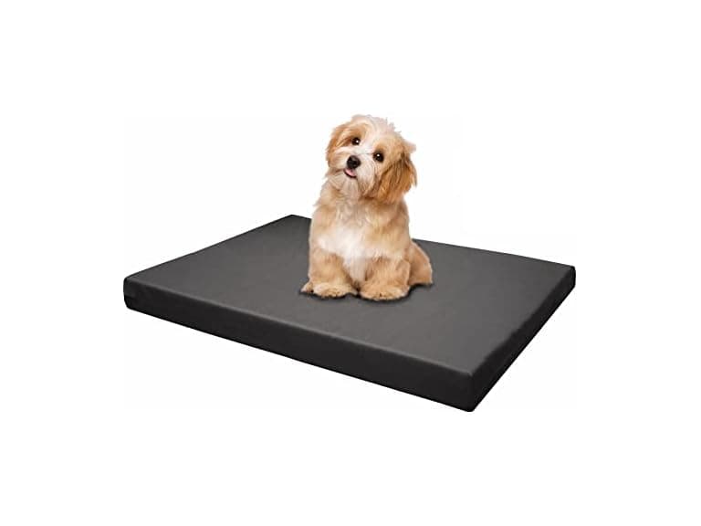 Dogbed4less Memory Foam Dog Bed 42X28X3 Space Gray - Image 1