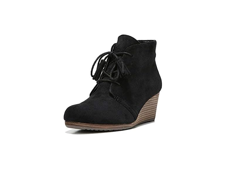 Dr. Scholl's Shoes womens Dakota boots, Black Microfiber Suede, 9.5 US - Image 1