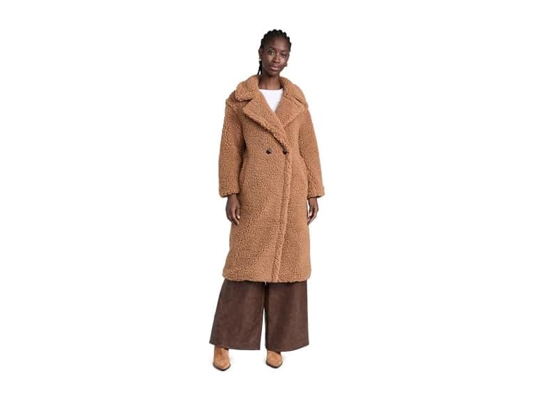 UGG Women's Gertrude Long Teddy Coat - Image 1