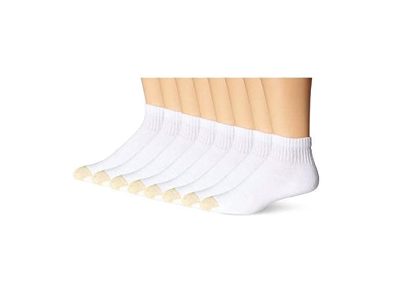 Goldtoe (L) Toe Premier Free Cotton Quarter Socks - Image 1