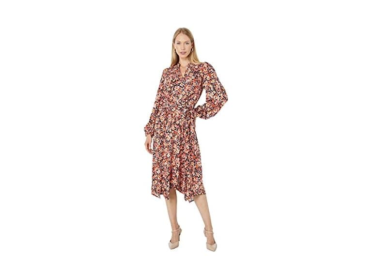 London Times (8) Dazzle Berries Rayon Midi Dusty - Image 1