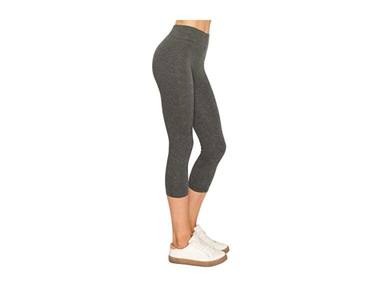 EttelLut Women (S) Cotton Spandex Basic Leggings - Image 1