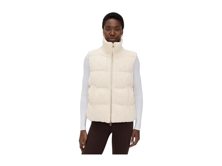 Varley Women's Irina Cable Knit Vest, Eg - Image 1