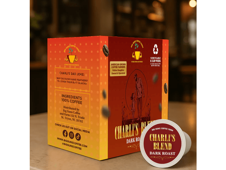 Big Guns Coffee K-Cups 48ct – Charli’s Blend - Image 1