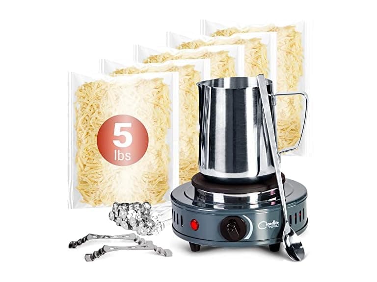 Candle Making Kit with Electronic Hot Plate - Image 1