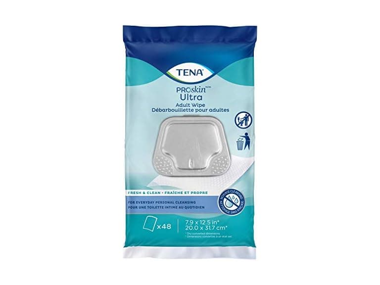 Tena ProSkin Ultra Adult Wipes For Personal Cleansing 48 Count - Image 1