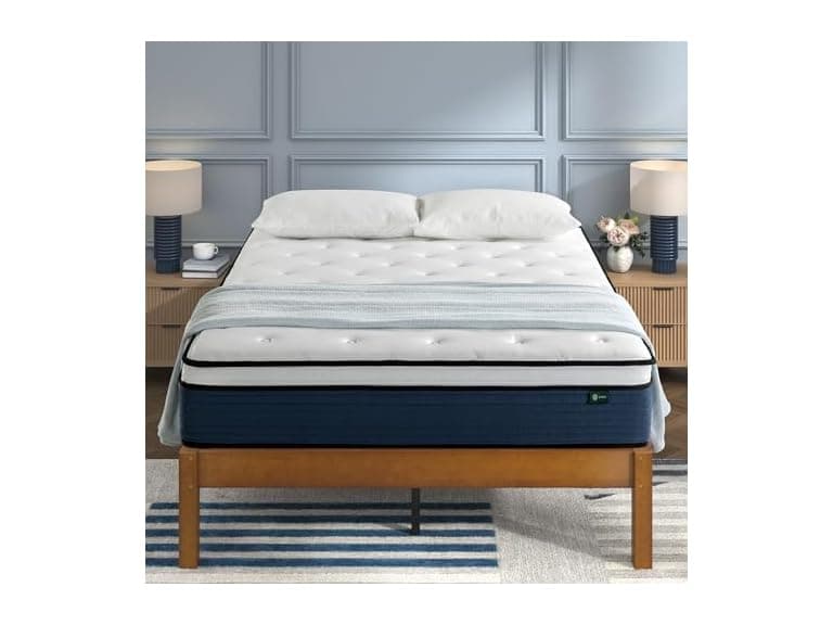 Zinus 14in Cooling Hybrid Mattress Queen - Image 1