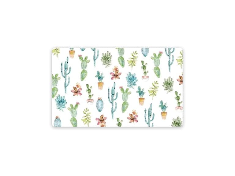 Cactus Melamine Pet Feeding Placemat - 19" x - Image 1