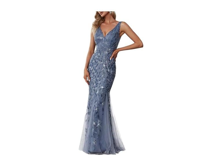 Ever-Pretty Women (8) Sequin Mermaid Double Dress - Image 1
