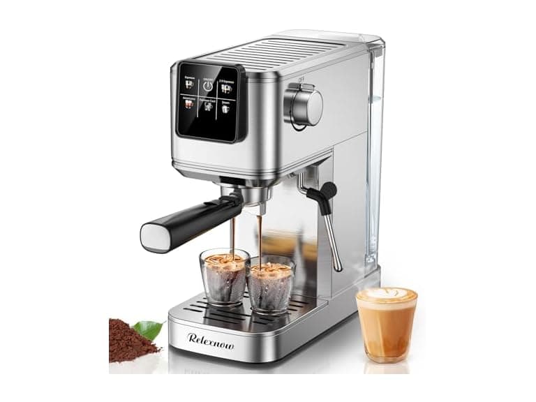 RELEXNOW Espresso Machine, 20 Bar - Image 1
