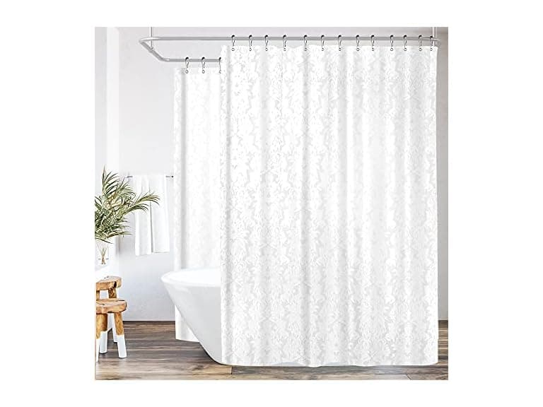 Clawfoot Tub Vintage Damask Shower Curtain Se - Image 1