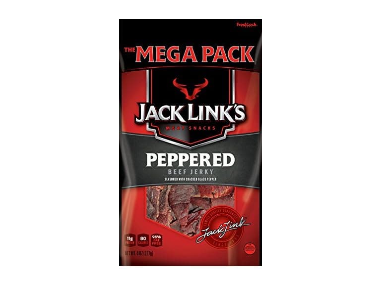 Jack Links Beef Jerky, Peppered, 8 Ounce - Image 1