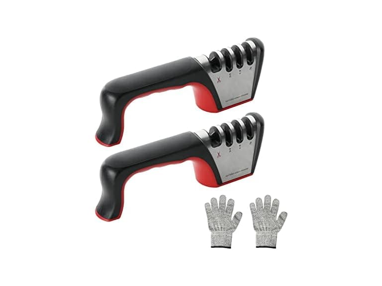 YSSOA 2 Pack 4-in-1 Kitchen Knife Sharpe - Image 1