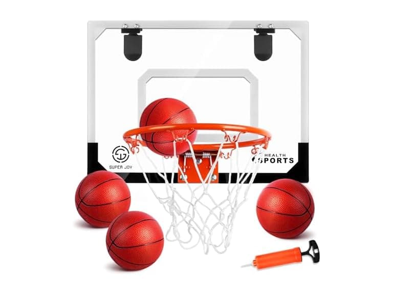 Over The Door Mini Basketball Hoop Set - Image 1